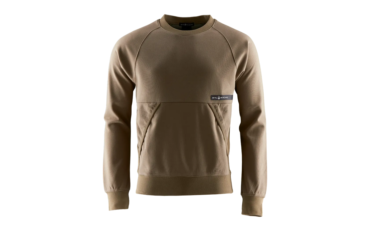 Men's Sail Racing Bonded Sweater Slate Beige