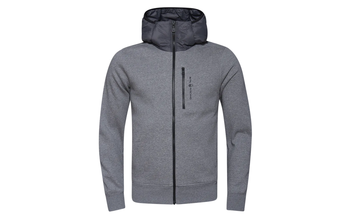 Men's Sail Racing Bowman Insulated Zip Hood Grey