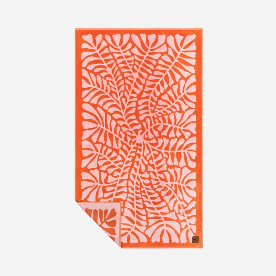 Sail Racing Slowtide Beach Towel Hapa Orange