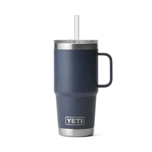 Yeti Rambler 25oz Straw Mug Navy