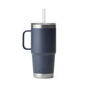 Yeti Rambler 25oz Straw Mug Navy