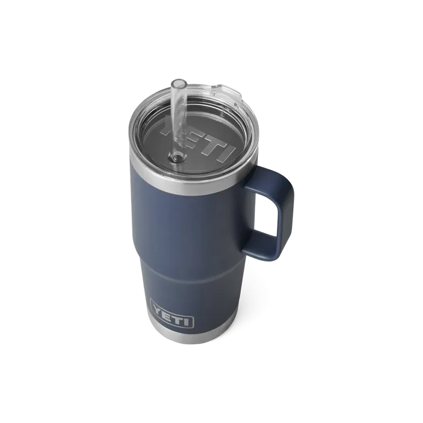 Yeti Rambler 25oz Straw Mug Navy