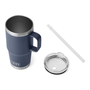 Yeti Rambler 25oz Straw Mug Navy