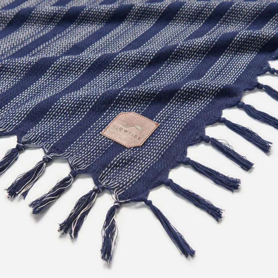 Slowtide Dylan Throw Blanket Indigo